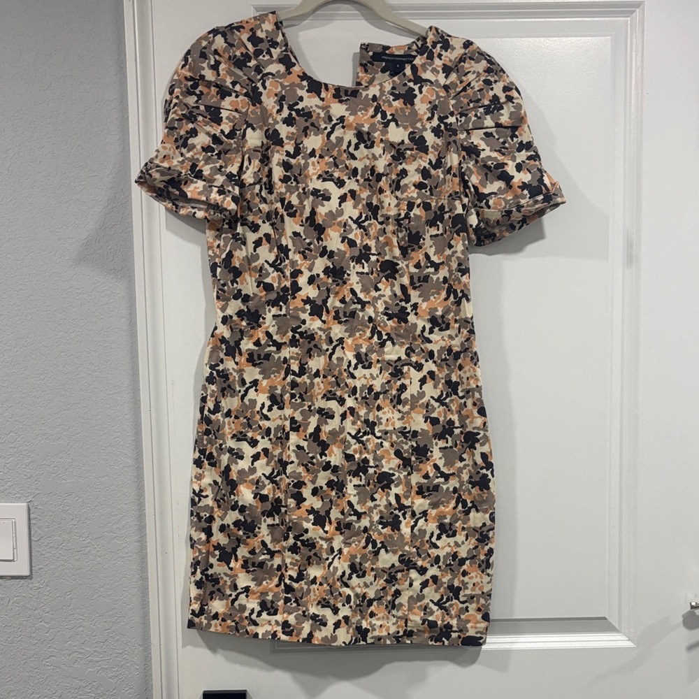 Elegant Multicolor Floral Dress